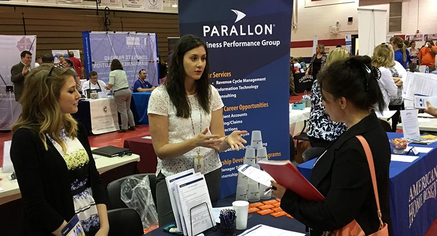 Picture of Career Fair at Vol State in 2016