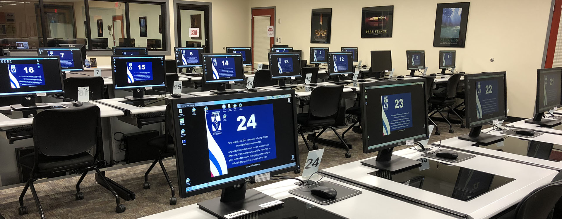 computers in the Testing Center
