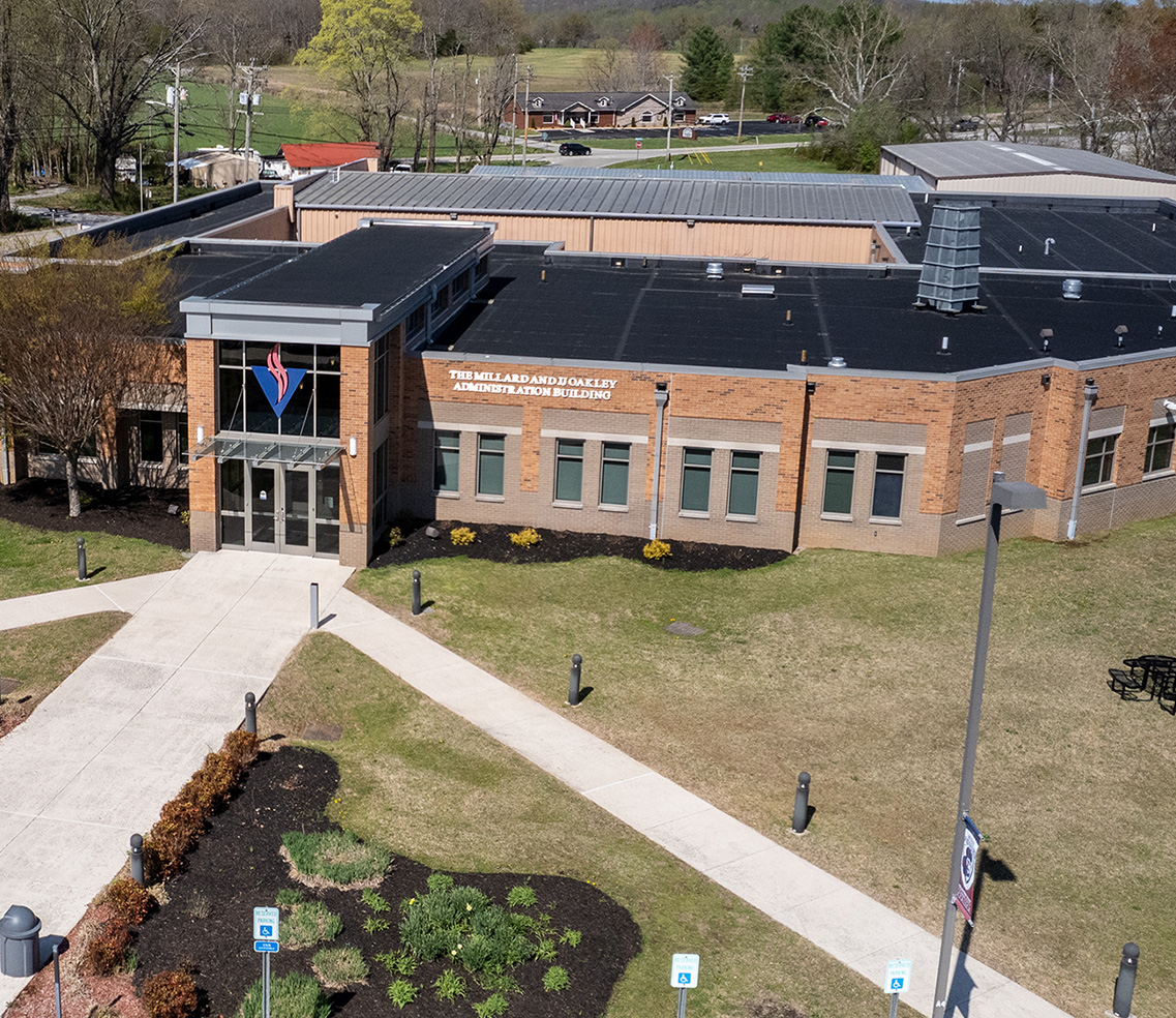 arial view of the Livingston Center