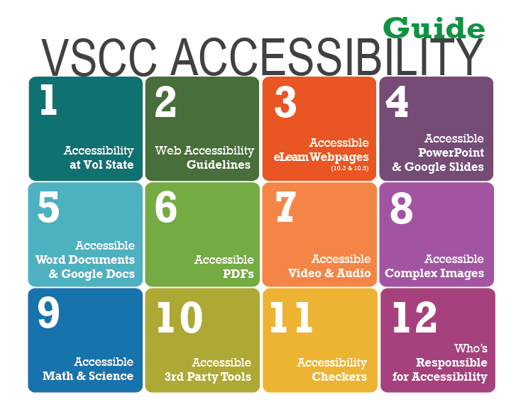 Accessibility Guide Volunteer State Community College