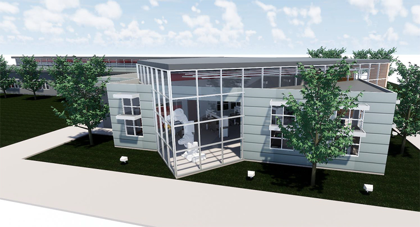 Warf Building rendering for Vol State