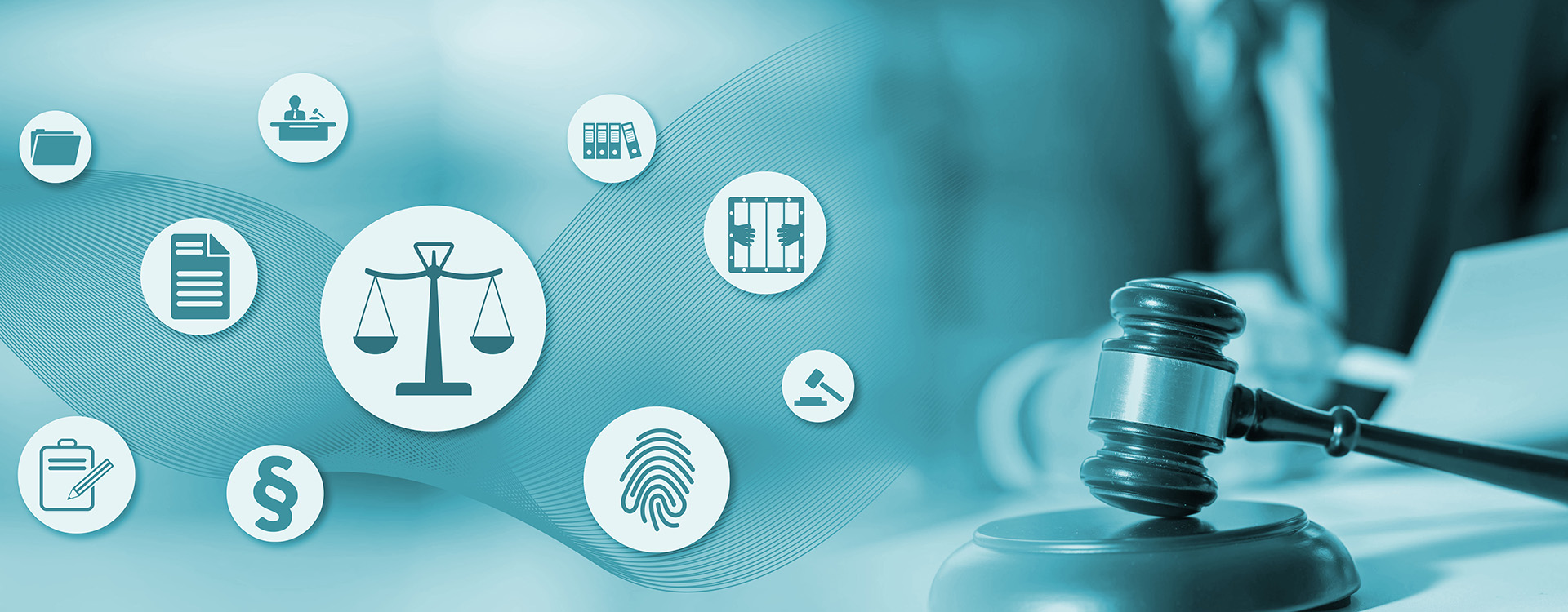 image showing the multiple parts of the justice system