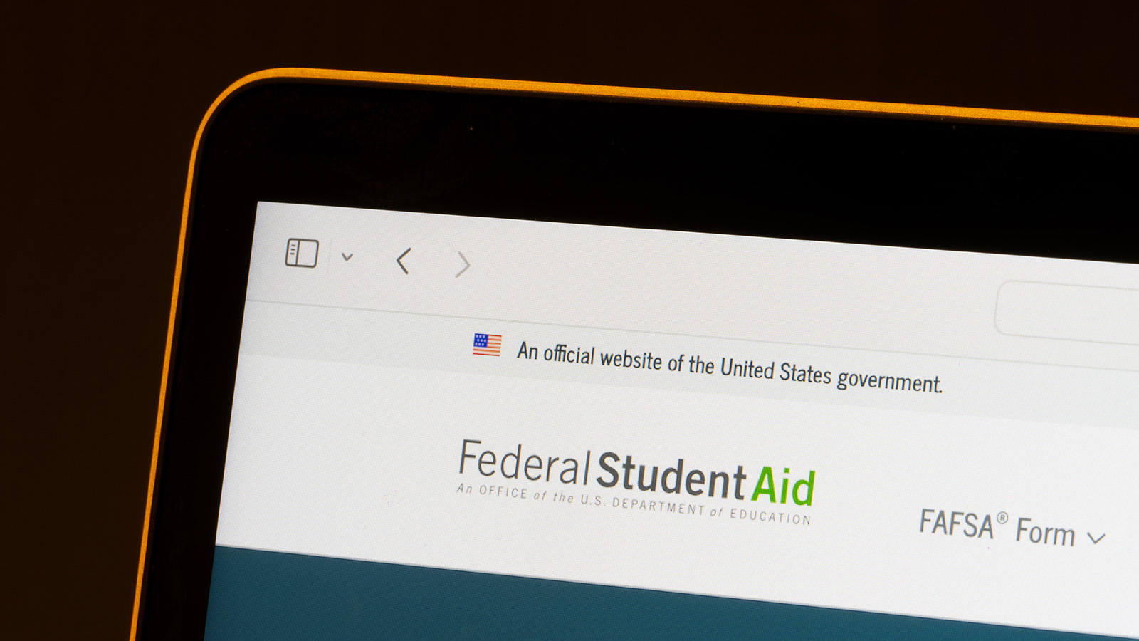 Federal Student Aid website image