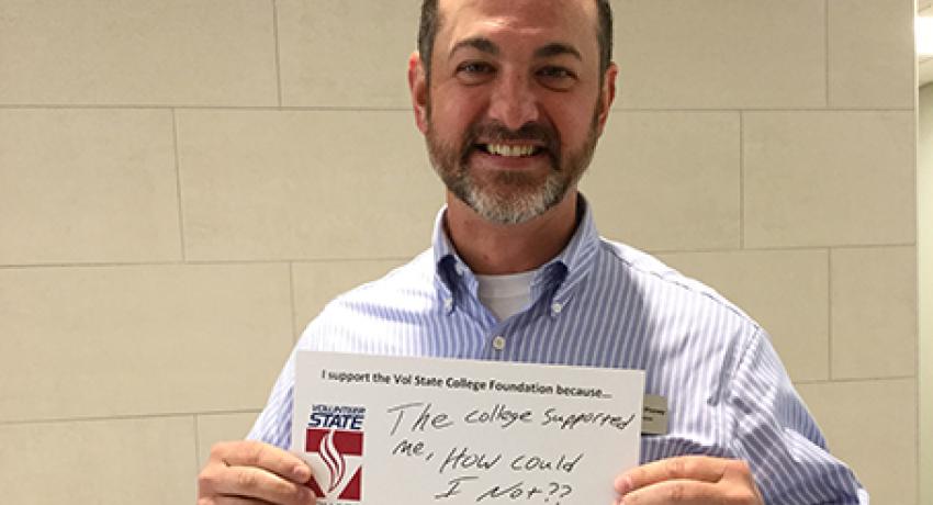 Vol State graduate and donor, Andrew Finney of Perkins Drugs