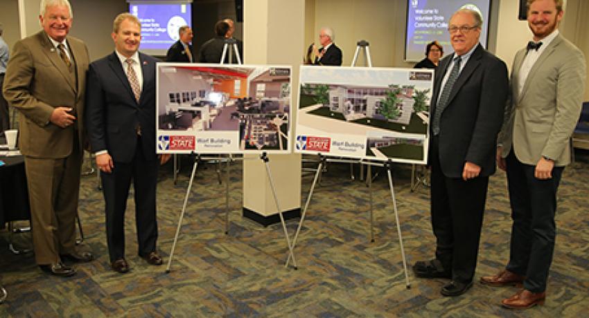 architectural plans for a new Mechatronics lab in a renovated Warf Building