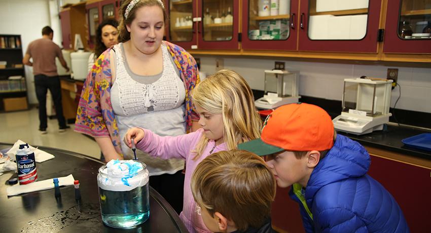 Exhibit at Science and Math Expo at Vol State
