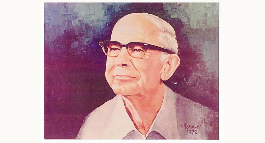 Albert E. Brumley painting by Kamala courtesy of Jackson Brumley