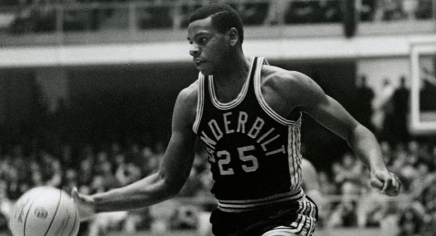 Vanderbilt basketball player Perry Wallace.