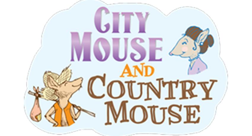 City Mouse-Country Mouse drawing