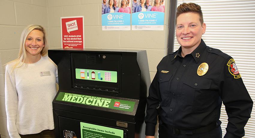 Tiffany Zwart with the Vol State Student Engagement Office worked with Chief Angie Lawson on the project, in partnership with the Sumner County Anti-Drug Coalition.