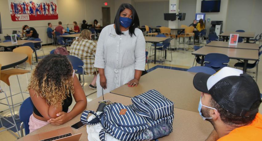 Dr. Orinthia Montague began her first day as president of Volunteer State Community College