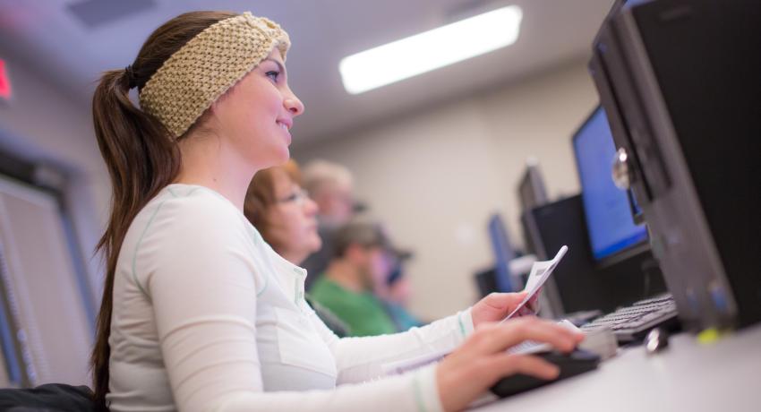 Vol State computer information technology lab in Gallatin