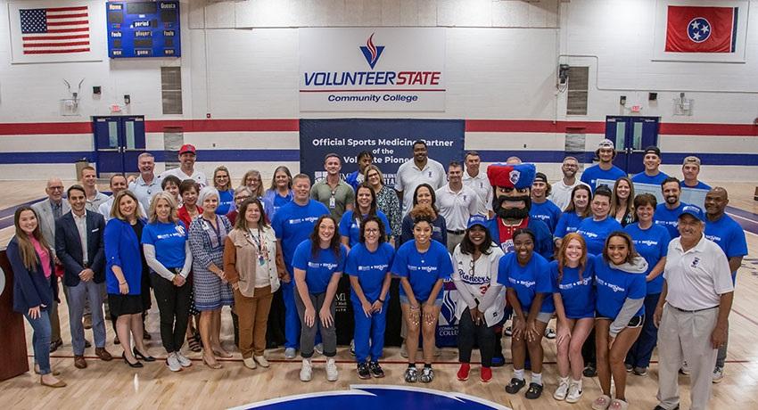 Vol State Coaches, Athletes and Staff Gather with Summer Regional Medical Center Staff and Medical Providers