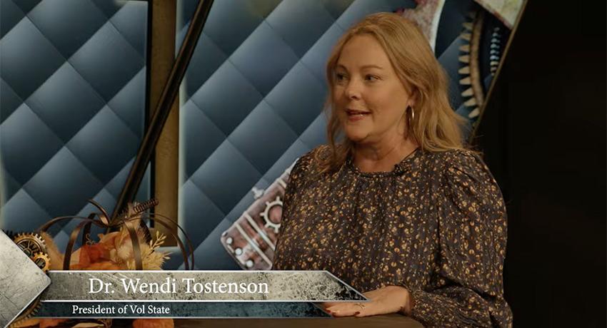 Dr. Wendi Tostenson, the President of Vol State