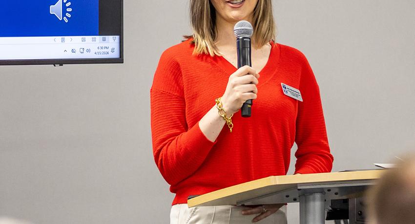 Dr. Ines Petrovic Garcia, honors program director and Phi Theta Kappa advisor