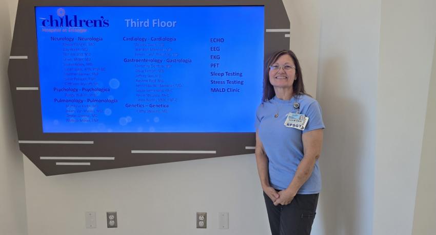 Theresa serves as the Pediatric Sleep Coordinator for the only pediatric sleep lab in Chattanooga.