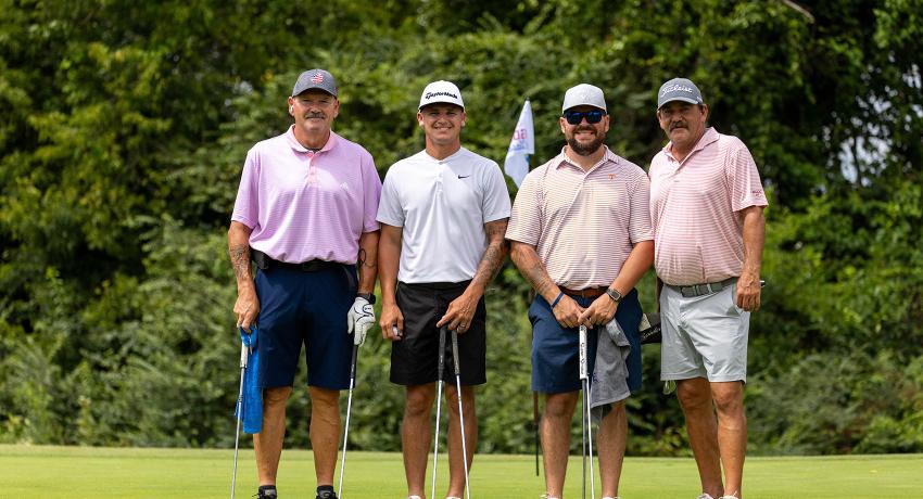 Third Flight Winner: (Pictured from left to right) Donald Alexander, Austin Mathews, Garrett Alexander, Brian Barnette
